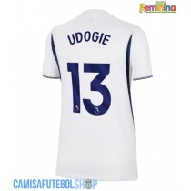 Camisa de time de futebol Tottenham Hotspur Destiny Udogie #13 Replicas 1º Equipamento Feminina 2026-27 Manga Curta